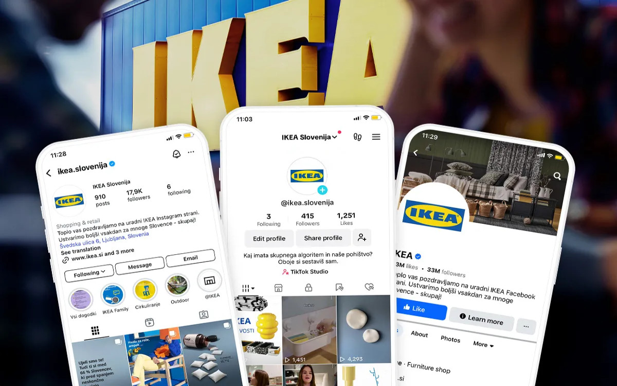 Družbena omrežja IKEA Slovenija v rokah Formitasa