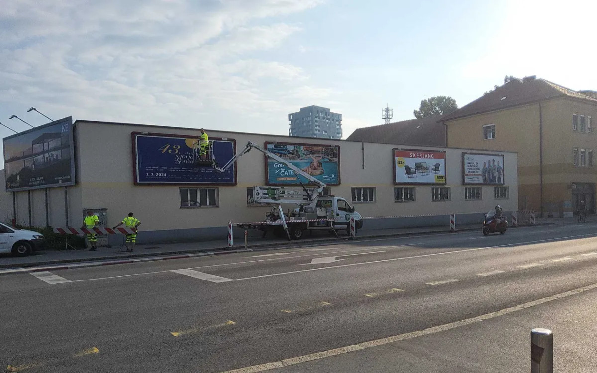 MOL nadaljuje akcijo odstranjevanja nelegalnih oglasnih objektov