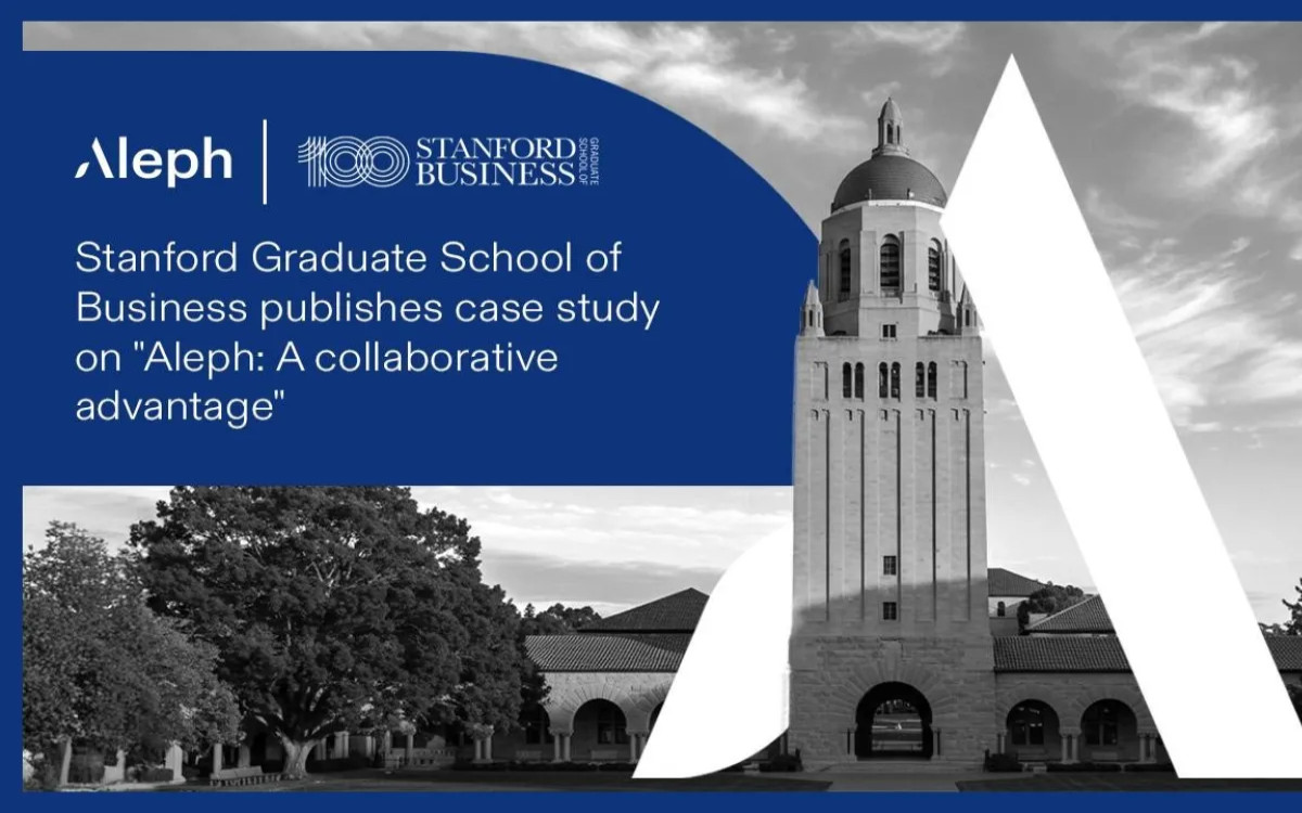 Poslovna šola Stanford objavila študijo primera o globalnem uspehu in podjetniški strategiji podjetja Aleph