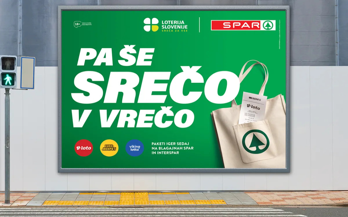 Spar in Loterija Slovenije: Pa še srečo v vrečo