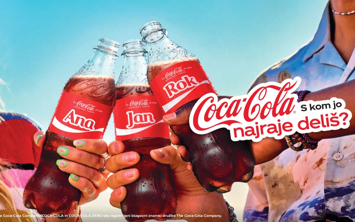 Vrnile so se personalizirane stekleničke Coca-Cole