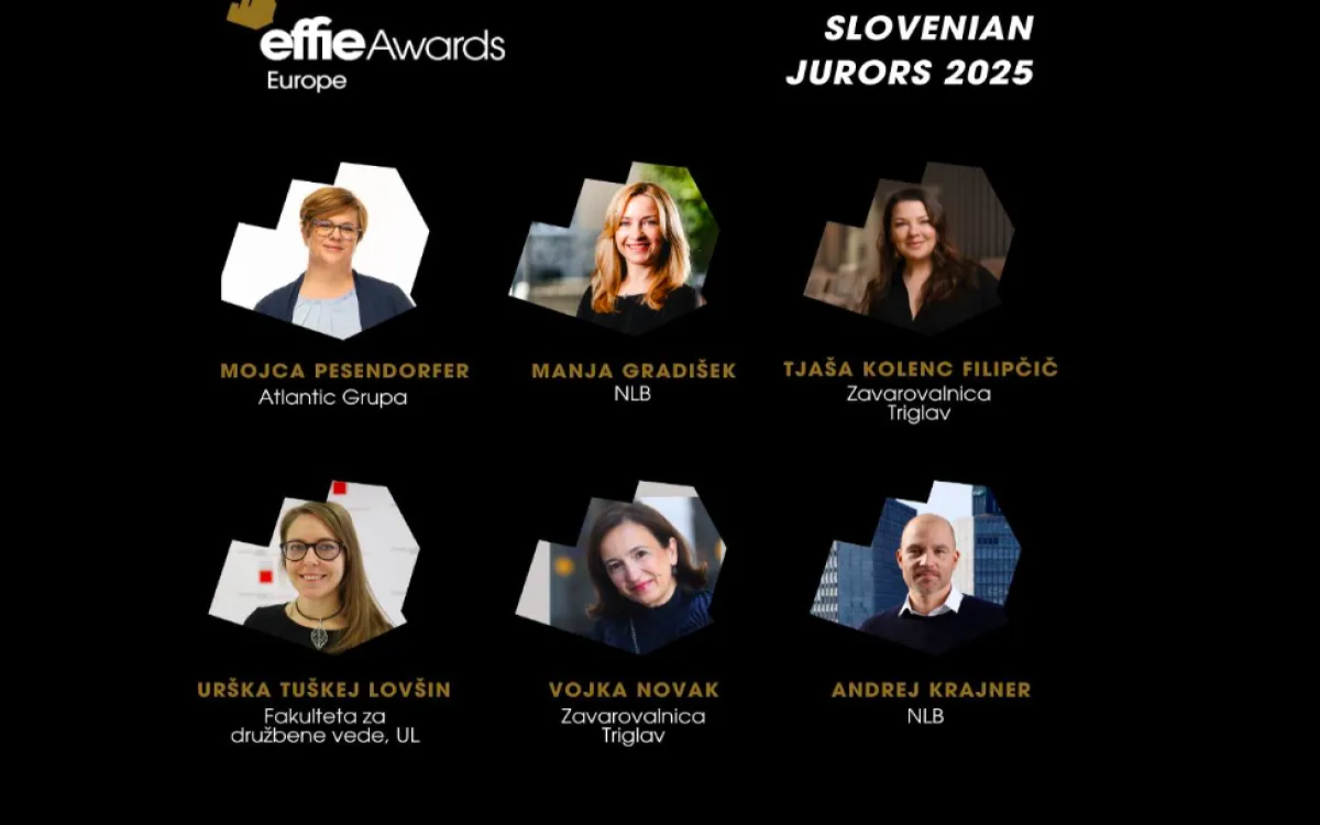 To so Slovenci v žiriji Effie Awards Europe 2025