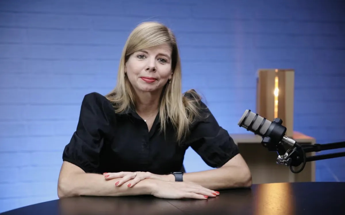 Glavna urednica MM-a Simona Kruhar Gaberšček v podkastu Metro Minutke