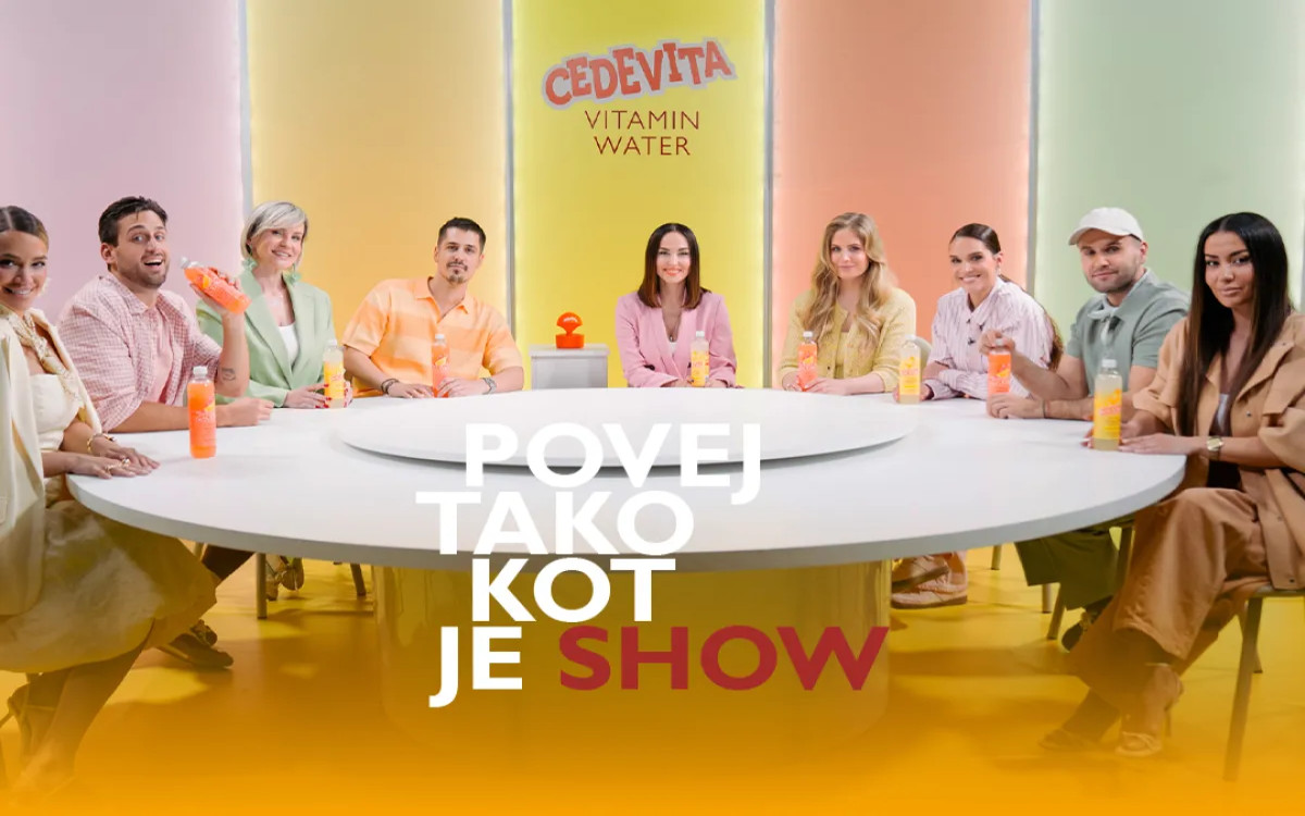 CEDEVITIN ŠOV, KI »ODPIRA« ISKRENOST IN VITAMINIZIRANA GRLA