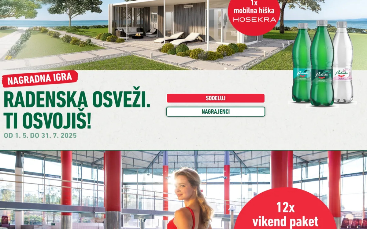 Radenska osveži. Ti osvojiš!
