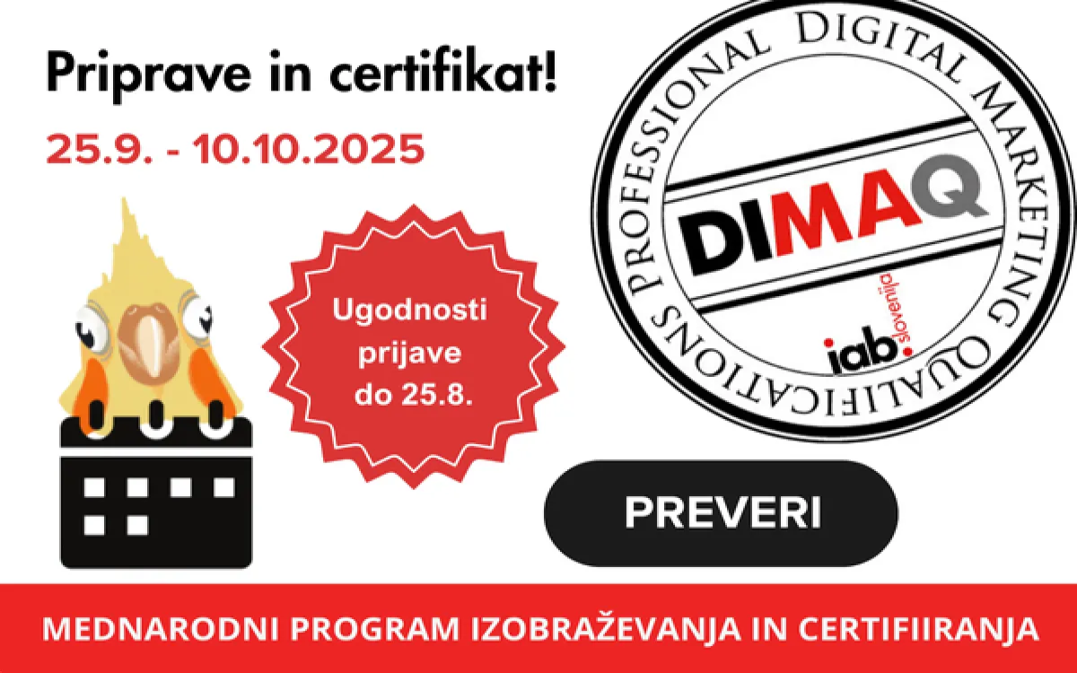 DIMAQ znanje in priznanje