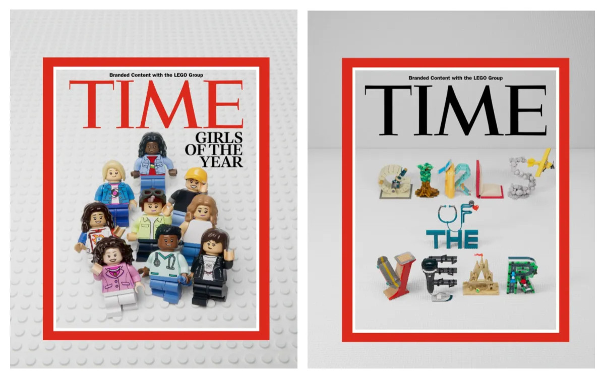 LEGO in TIME sta »dekleta leta« preoblikovala v minifigure