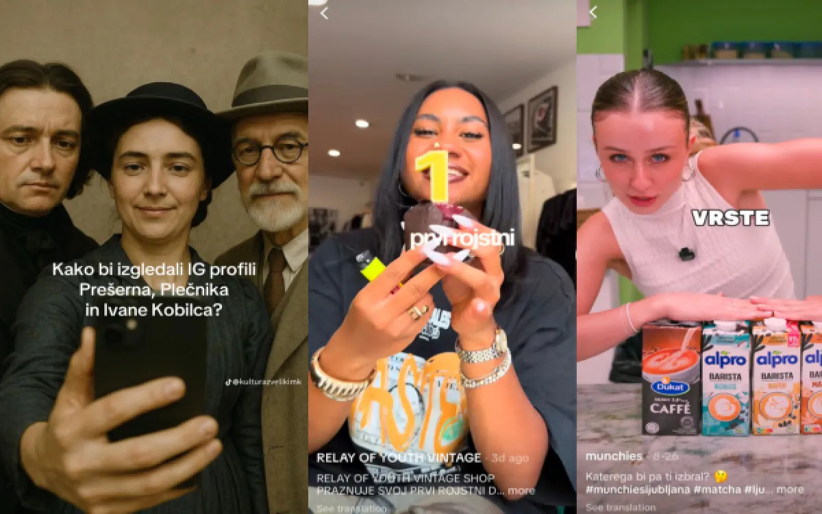 Slovenski profili, ki nas navdušujejo na TikToku