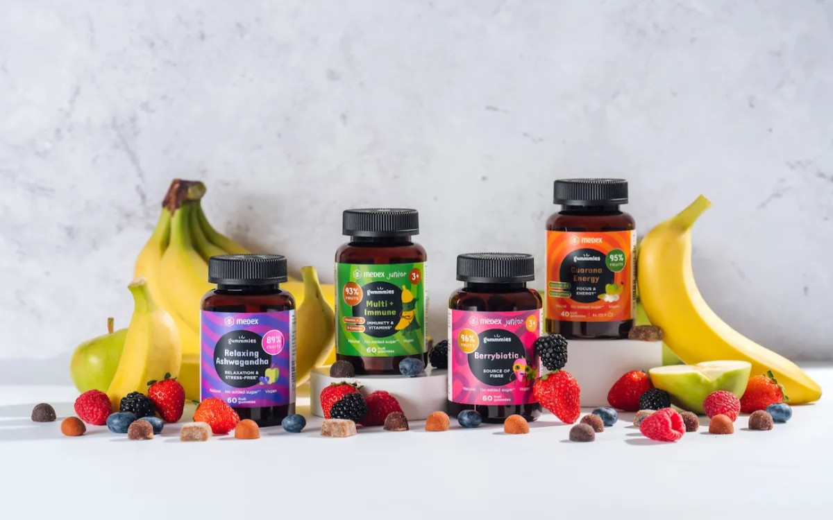 Medex Gummies: do 96 % sadja za 100 % učinek