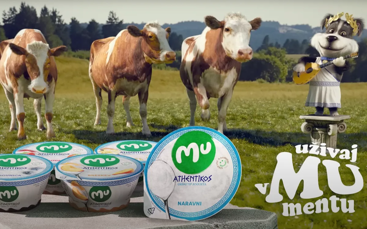 Kuža Mu igra na grški bouzouki, Cilka, Cvetka in Liska plešejo na sirtaki 