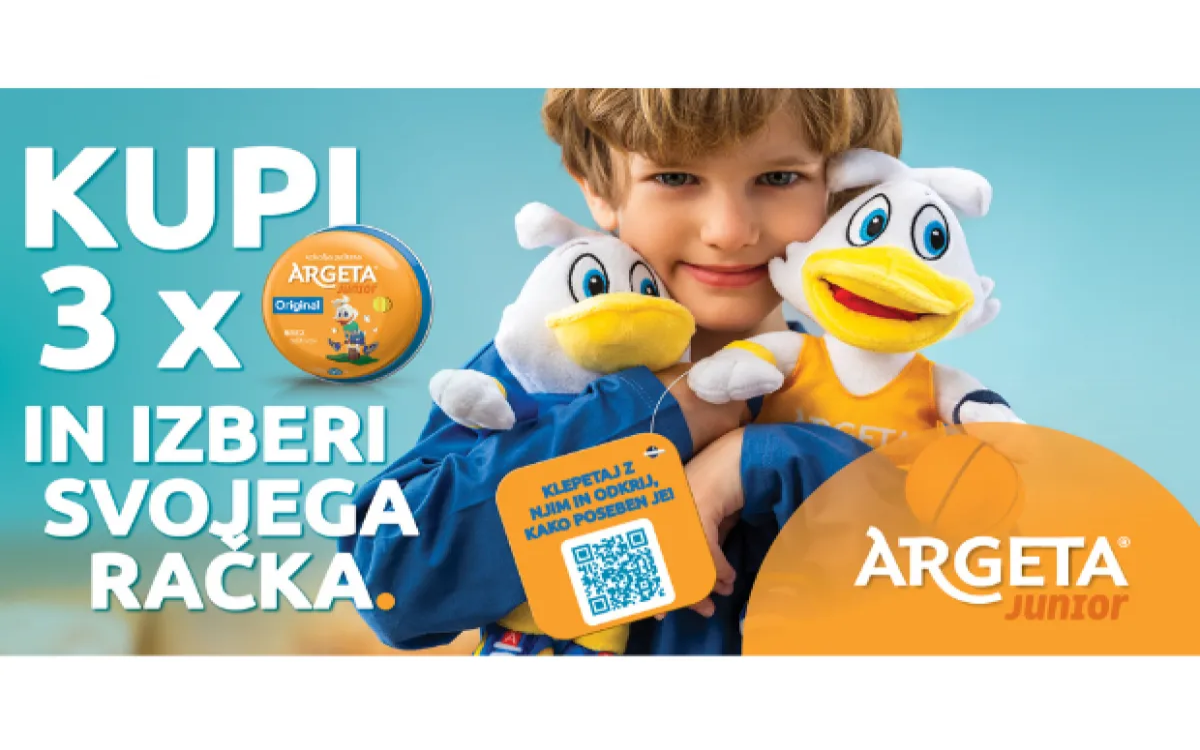 Plišasti raček Junior se zdaj tudi pogovarja