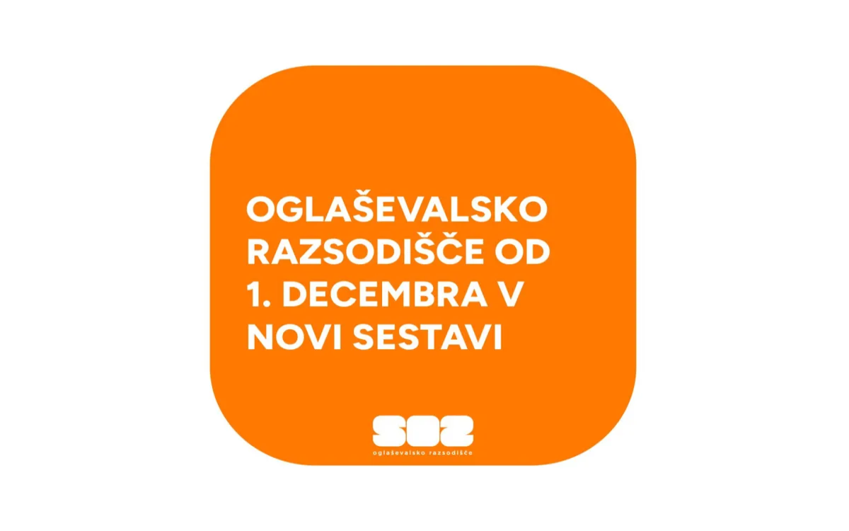 Oglaševalsko razsodišče od 1. decembra v novi sestavi