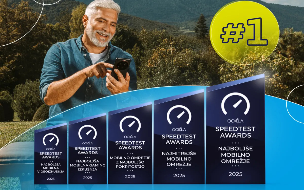 Speedtest potrjuje: Telekom Slovenije ima najboljše in najhitrejše omrežje z najboljšo pokritostjo 