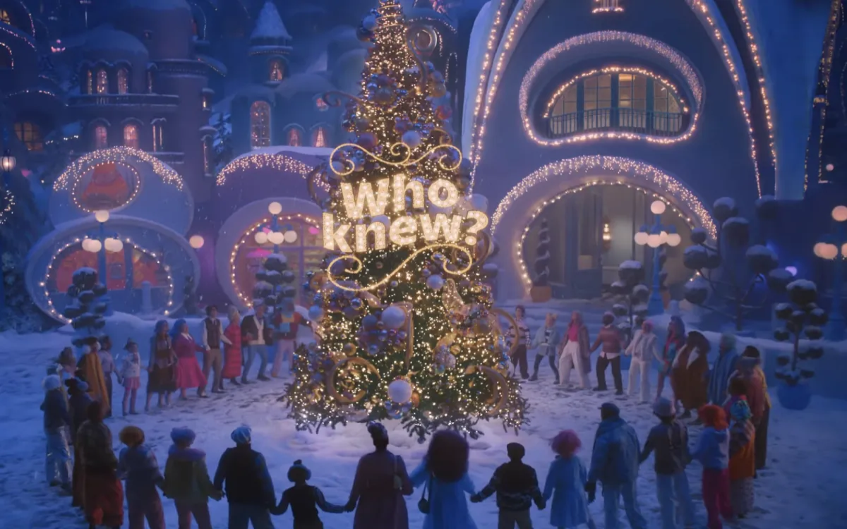 November je ... čas za prve ameriške božične oglase