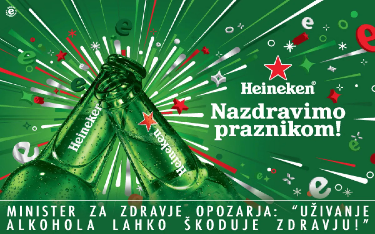 Heineken nazdravlja praznikom z novo podobo