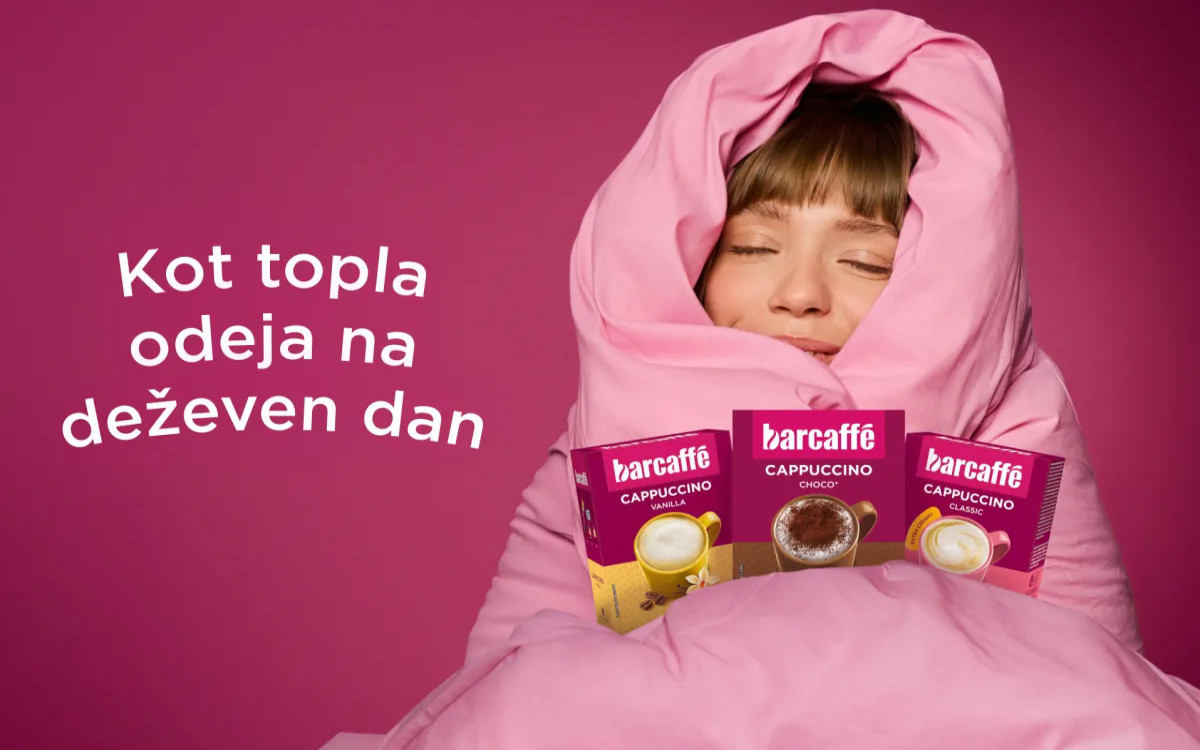 Nova kampanja za Barcaffè Cappuccino je kot …