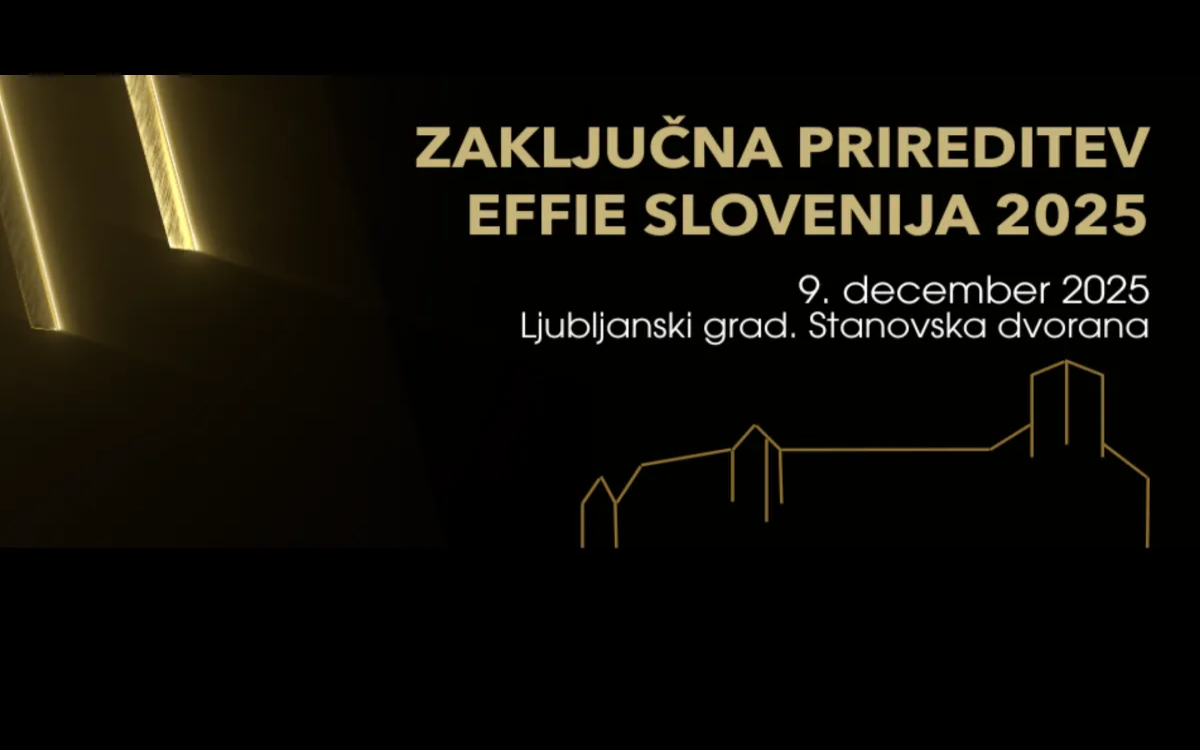 Danes 12. podelitev nagrad Effie