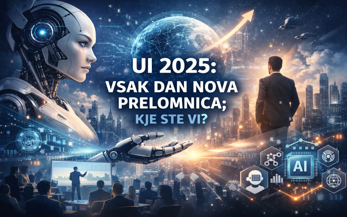 UI 2025: Vsak dan nova prelomnica; kje ste vi?