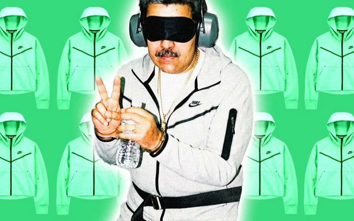 Nicolas Maduro v priporu je brezplačen oglas za »Nike Tech«