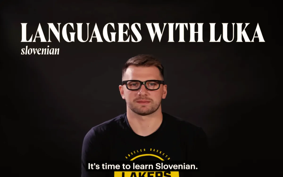 Luka Dončić soigralce uči slovenščine