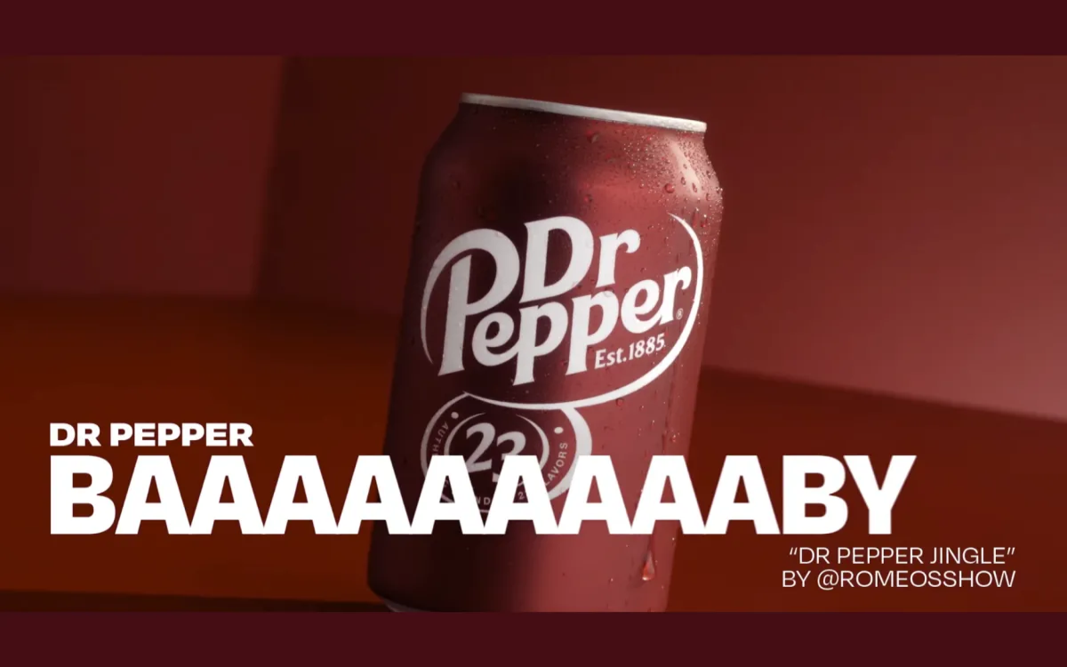 Dr Pepper: Od »afnanja« na TikToku do televizijskega oglasa