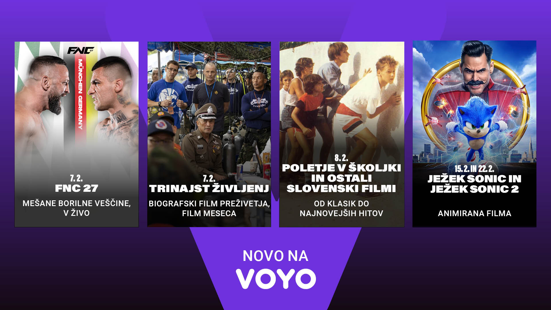 Februarja na VOYO