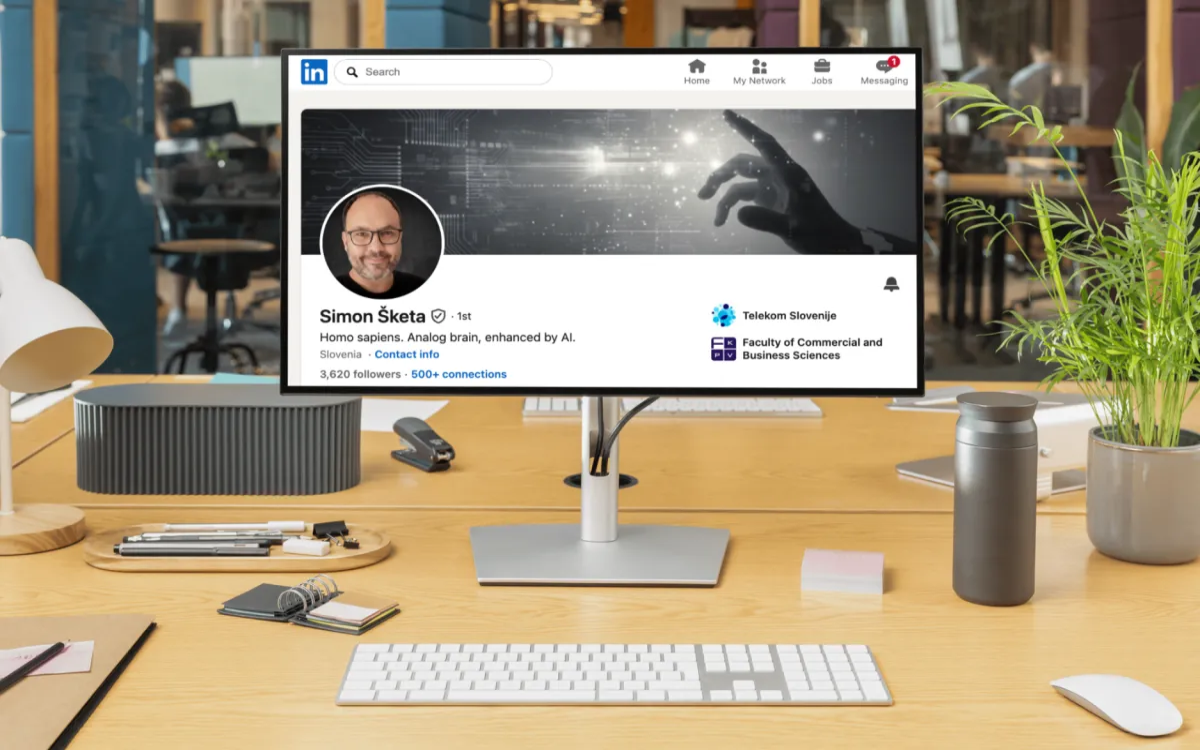 »LinkedIn ni Facebook, obdržite to raje za zasebni profil!«