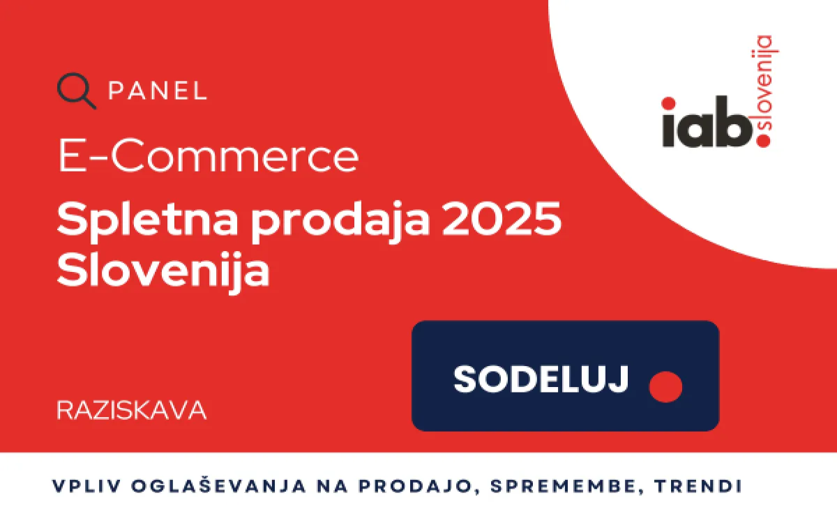 Sodelujte v raziskavi IAB Slovenija