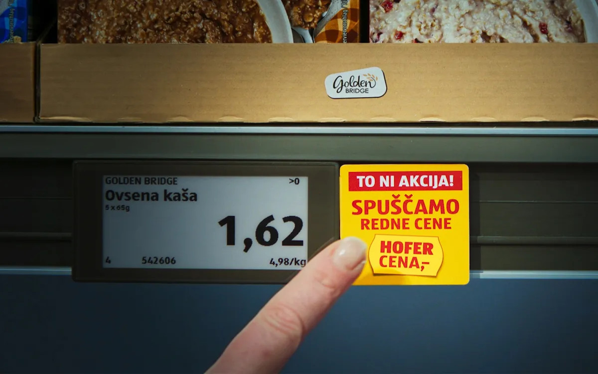 »Vse to« in »To ni akcija« v trgovinah Hofer