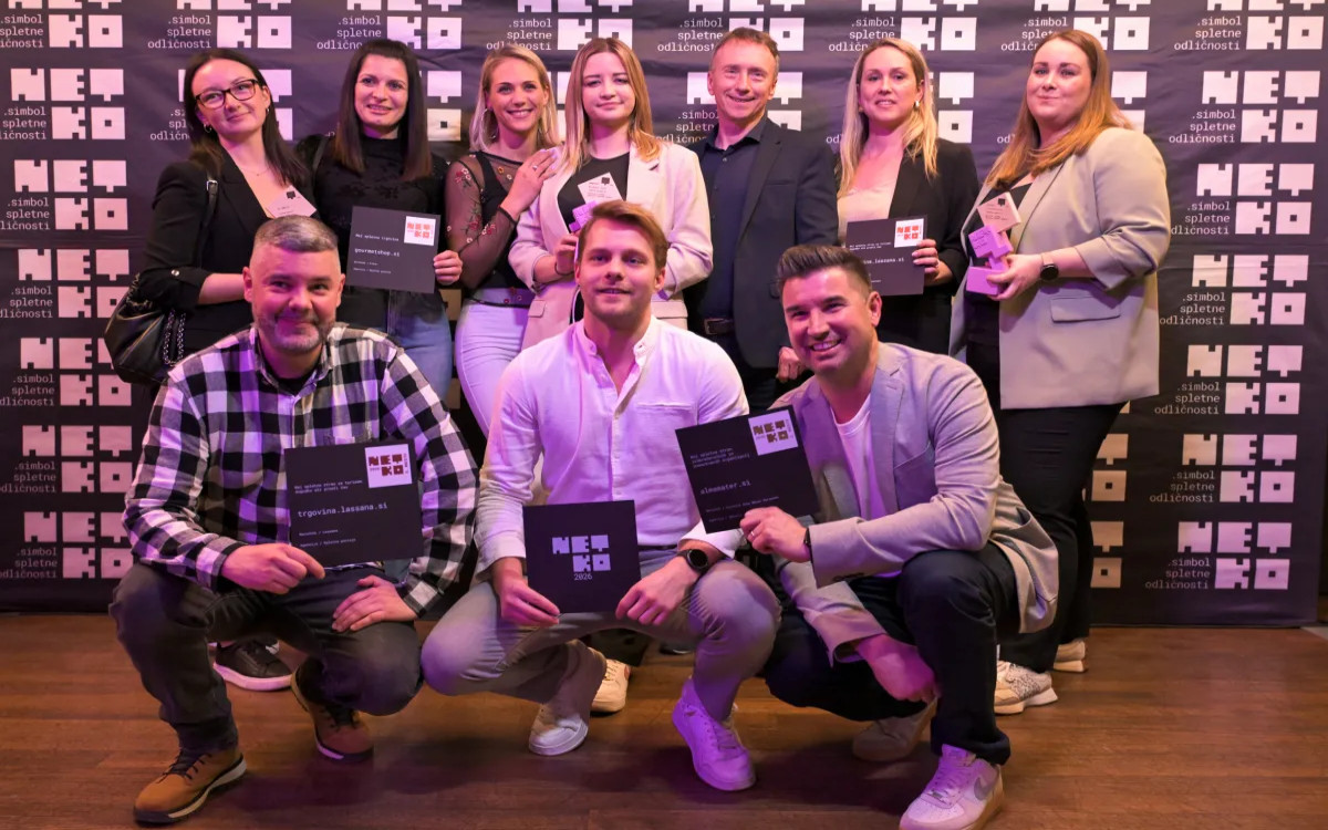 Netko 2026: Naj agencija je Spletna postaja, naj spletna stran pa vilakobdilj.si