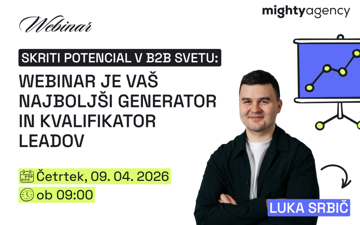 Skriti potencial v B2B svetu: webinar kot učinkovit generator kvalificiranih leadov