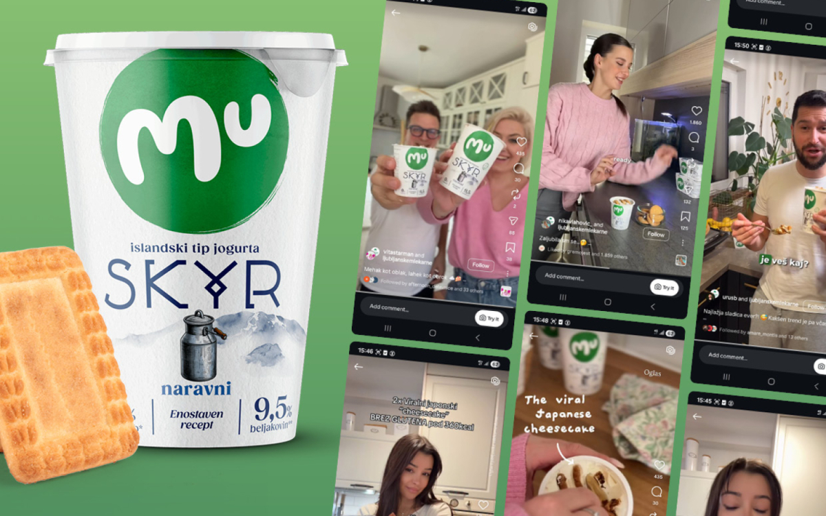 Ljubljanske mlekarne z »japonskim cheesecakeom« do več kot 2,5 milijona ogledov