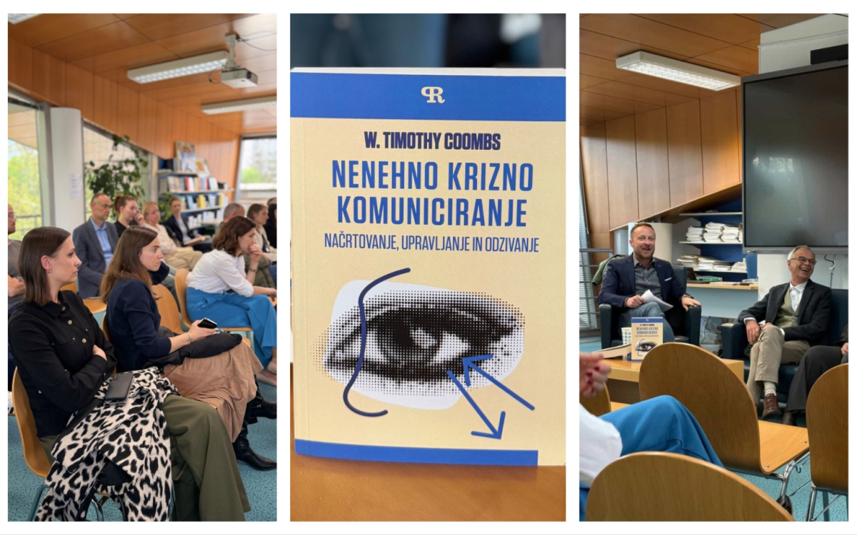 Knjiga Nenehno krizno komuniciranje zdaj tudi v slovenščini