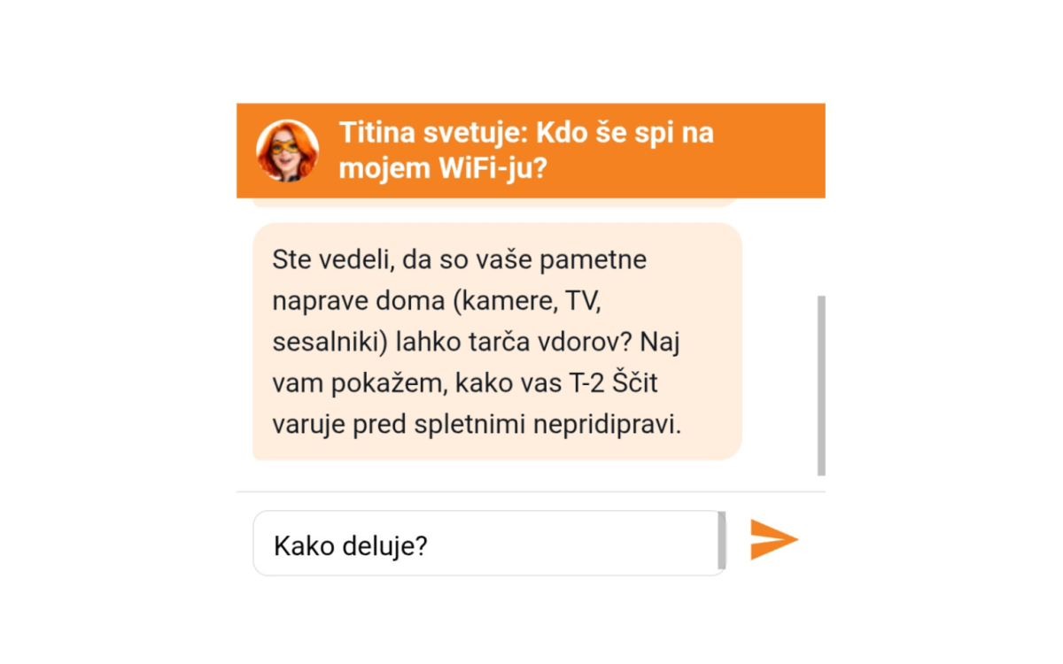 T-2: Oglas, s katerim se lahko pogovoriš