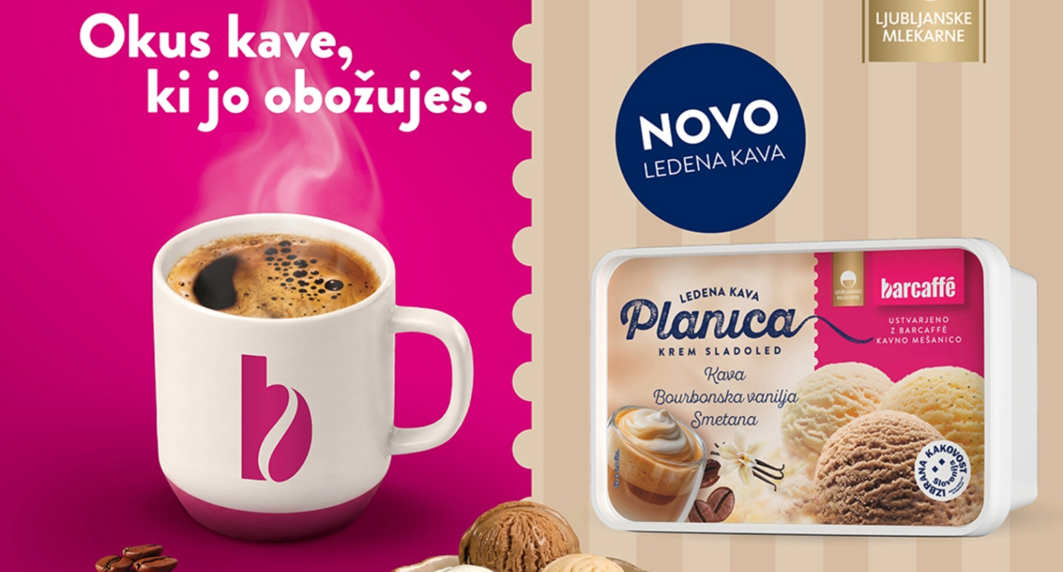 Ko se srečata dve pomembni znamki: Planica in Barcaffè