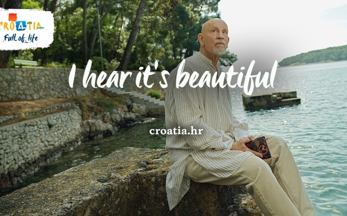 John Malkovich v novem turističnem oglasu za Hrvaško