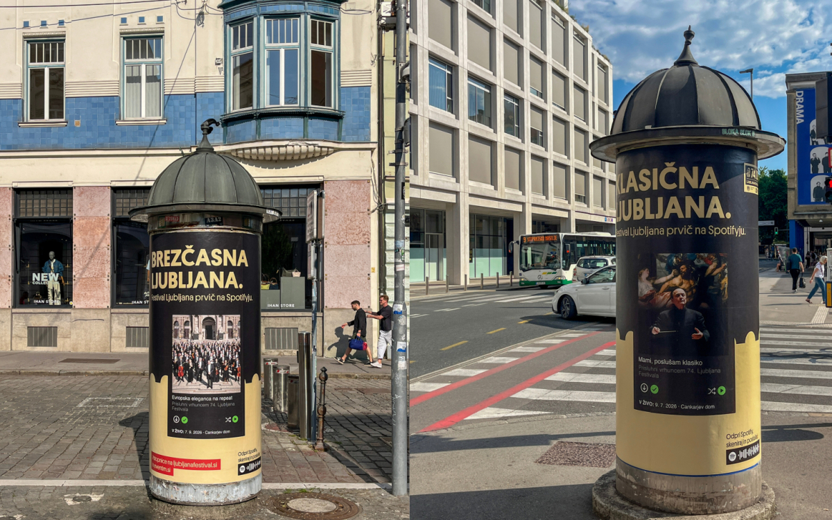 Festival Ljubljana z novo kampanjo nagovarja poslušalce Spotifyja
