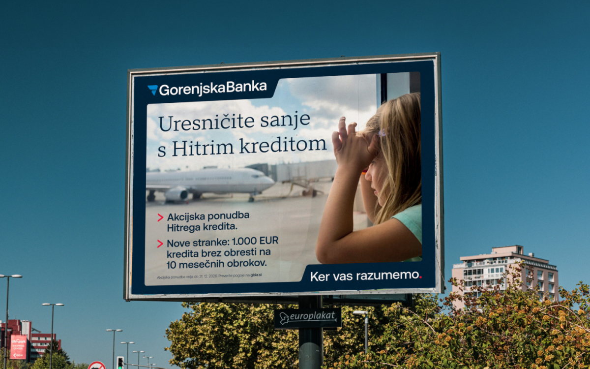 Uresničite sanje z Gorenjsko banko