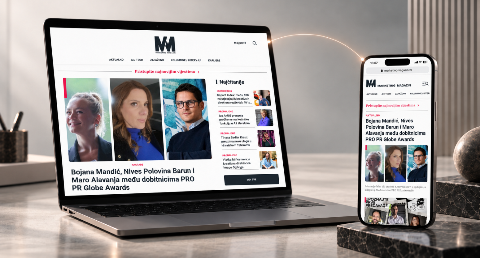 Marketing magazin sedaj tudi na Hrvaškem
