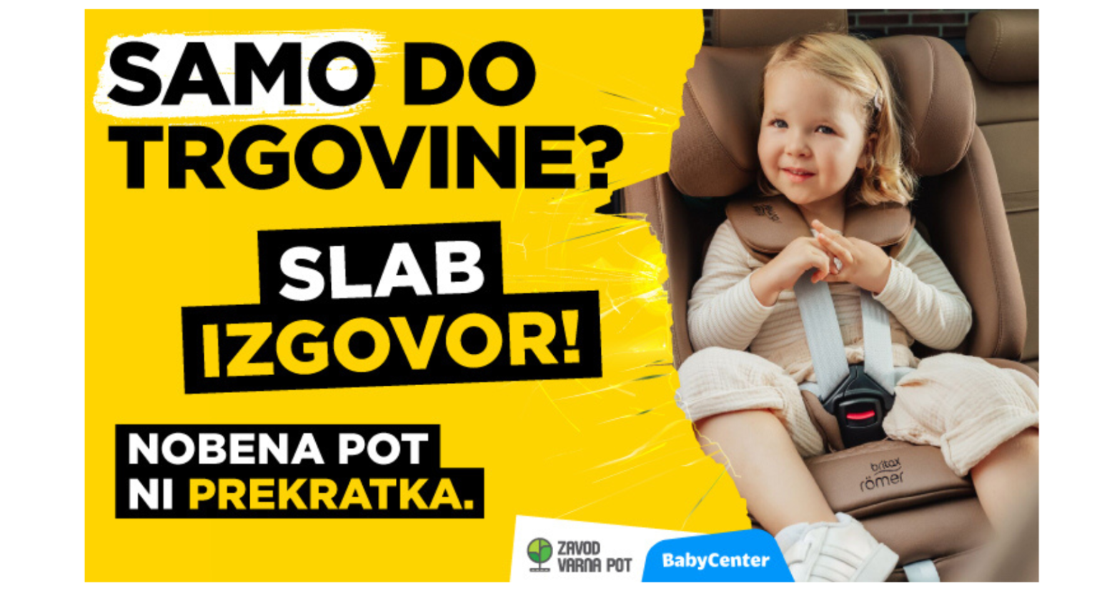 Baby Center in Zavod Varna pot opozarjata: »Nobena pot ni prekratka«