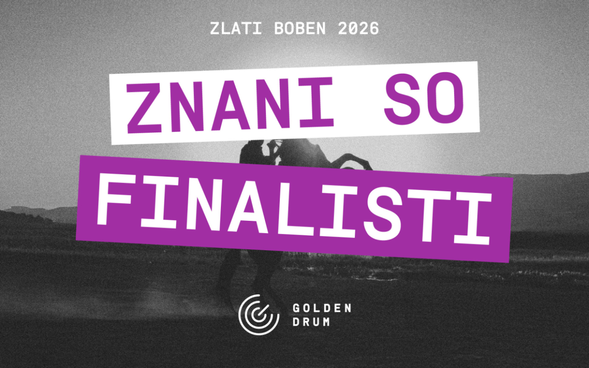 Edini slovenski finalist letošnjega Zlatega bobna je »Rožnati račun«