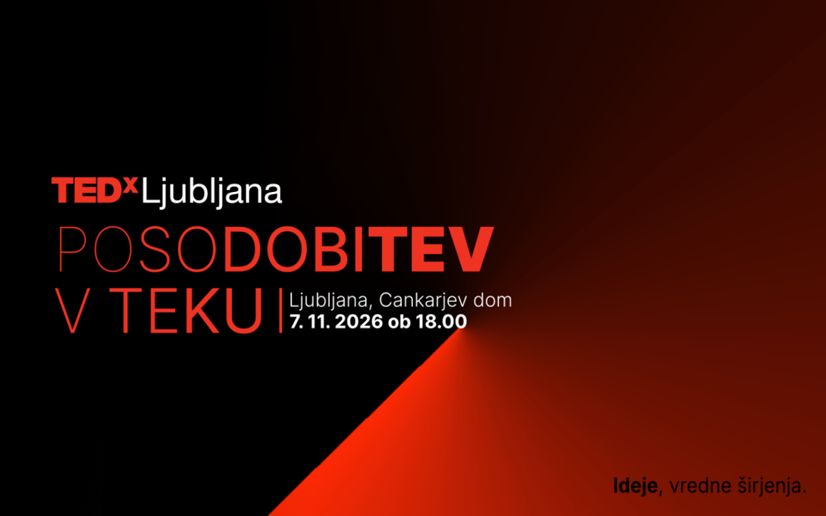 Od dolgoživosti do ADHD: kdo bo nastopil na letošnjem TEDxLjubljana?