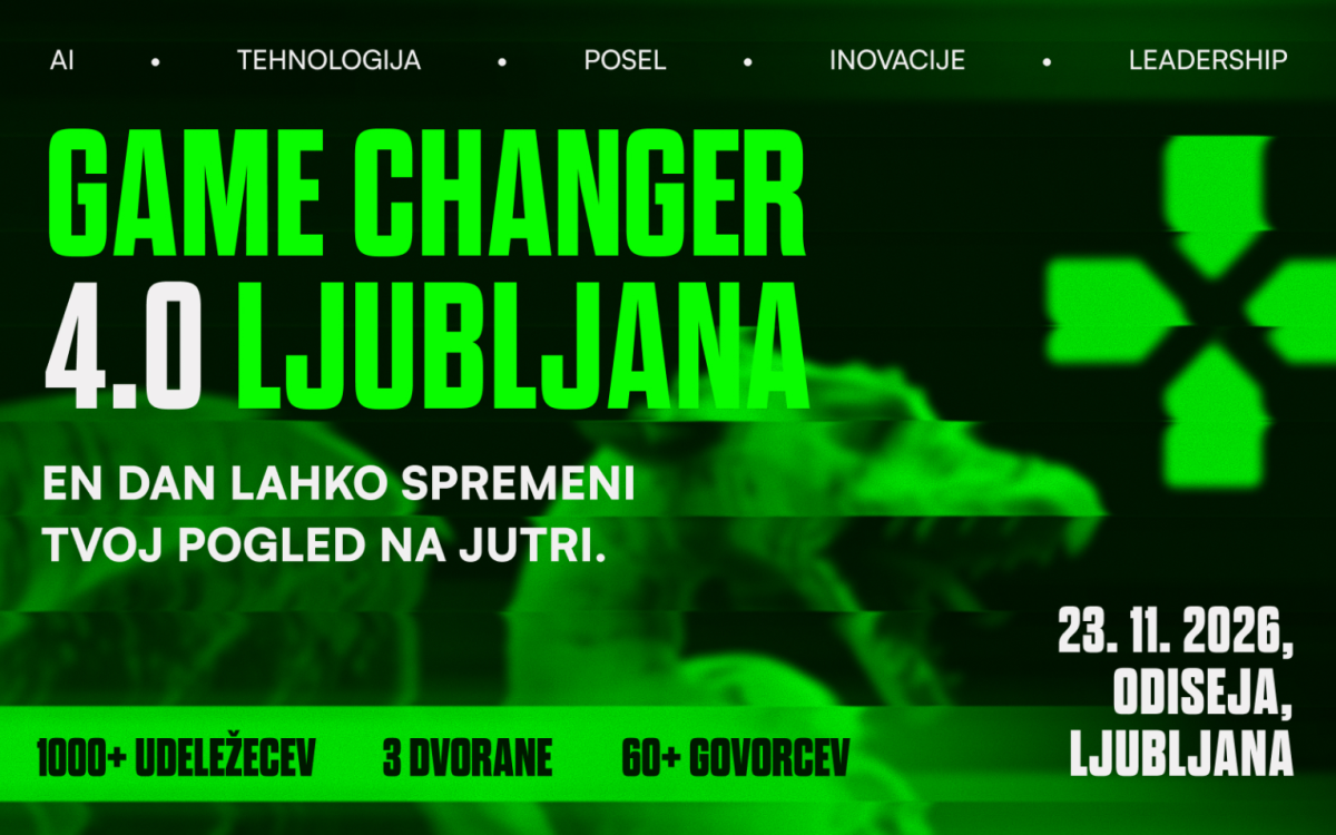 Od podjetništva do umetne inteligence: kaj prinaša letošnji Game Changer?